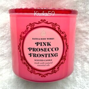 Bath & Body Works Pink Prosecco Frosting Candle